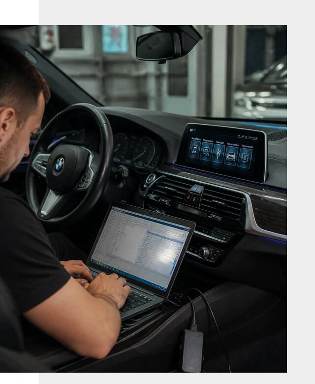 Русификация мультимедиа BMW для авто под ключ в Ельце