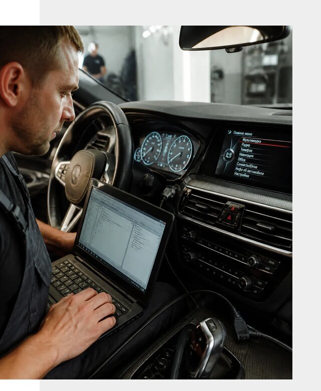 Русификация приборной панели BMW для авто в Ельце от компании